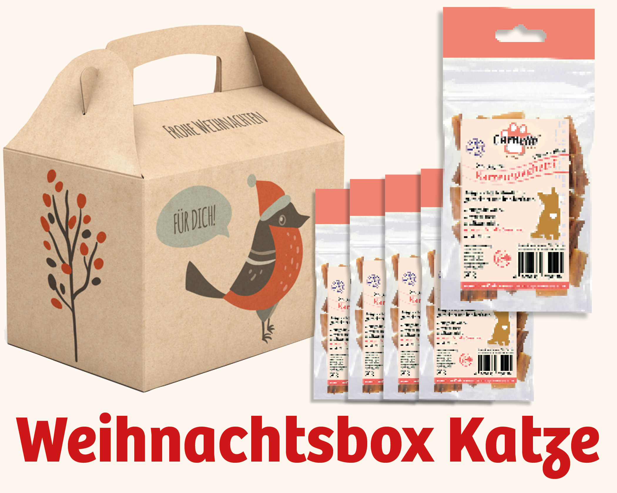 Weihnachtsbox Katze